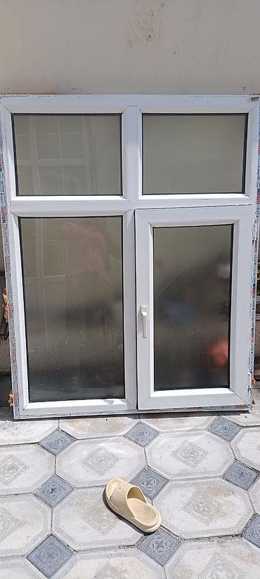 parket laki: İkiqat şüşə paketi Plastik pəncərə, Еni: 120 sm, Uzunluğu: 150 sm — 2