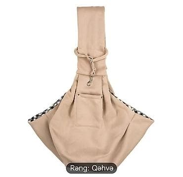 bala pişiy: Ev heyvanları üçün çiyin asqılı daşıma çantası - Model: sling tipli — 1