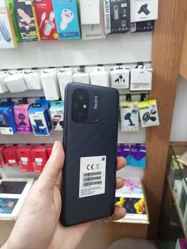 redmi mi 6: Redmi 12C, 128 GB, rəng - Mavi, Barmaq izi — 3