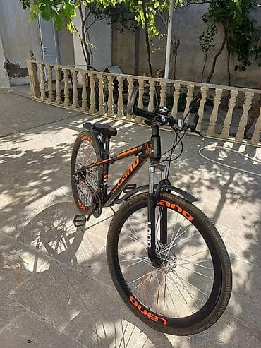LANO dağ/şosse üslubunda velosiped - Çərçivə: yüngül metaldan, şose