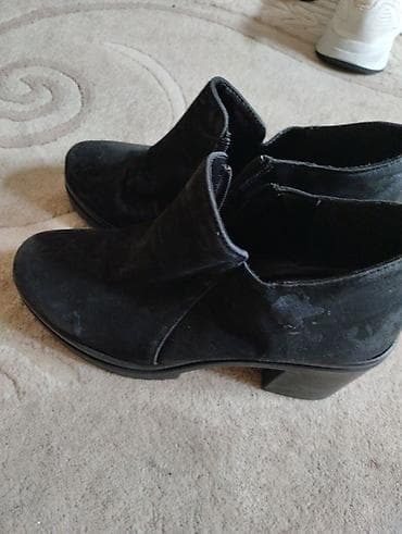 Botinka və botilyonlar: Qara qadın botları - Rəng: qara - Model: qısa bot/ankle boot - — 1