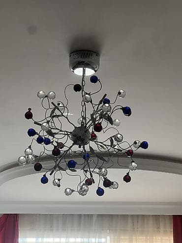 tavalar: Çılçıraq, 10 və daha çox lampa, Metal — 1