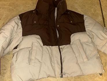 küləkçə: İki rəngli qış gödəkçəsi - Rəng: yuxarı hissə tünd qəhvəyi, aşağı — 7