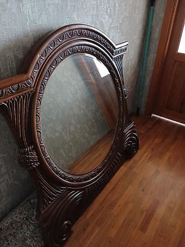 Ev və bağ: Güzgü Döşəmə üstü, Oval, Dekorativ, Naxışlı — 2