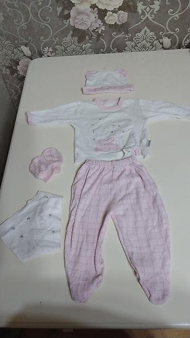 komplekt: Uşaq dəsti, Qız üçün, 0 - 3 ay — 6