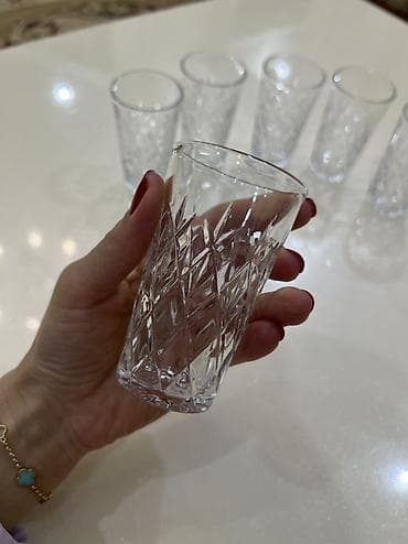 pendir qabi: Stəkanlar, Şüşə, 6 ədədli dəst — 4