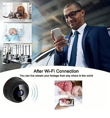 baksel internet paketi: Mini Wi‑Fi Kamera – maqnitli, uzaqdan izləmə imkanı keyfiyətli — 2