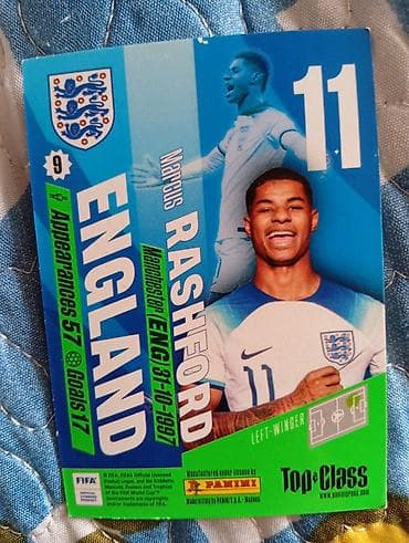 fifine: Məhsul: Panini “Top Class” kolleksiya kartı – Marcus Rashford — 2