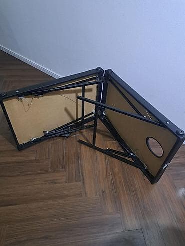 Салонные, медицинские комплекты мебели: Б/у, Масажная кушетка, Складной, цвет - Черный — 4