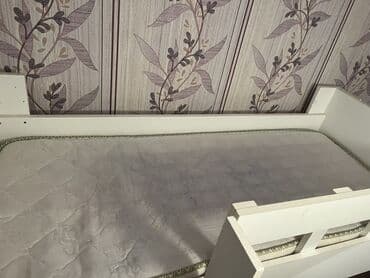 двуспальная кровать с подъемным механизмом: Oğlan və qız üçün, Çarpayı, Matras ilə, Siyirməli, MDF — 2
