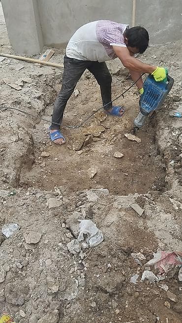 Beton qırma və yerqazma xidməti - Elektrikli perforator/çəkiclə