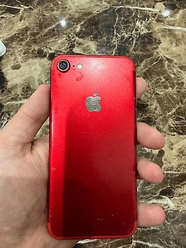 philips xenium 9@9s: IPhone 7, 128 GB, Qırmızı, Qırıq — 2