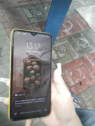 data modem sim card: Poco M3, rəng - Sarı, Barmaq izi — 3