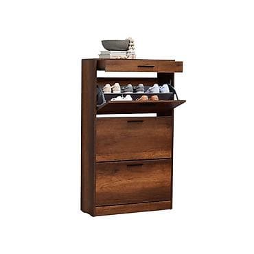 qedim əşyalar: 3 qapılı, Qəhvəyi, Taxta Ayaqqabı dolabı — 2