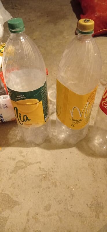 Наборы посуды и сервизы: Məhsul: Boş plastik butulkalar – 2 lit 150 yaxın var 10 qepik — 1