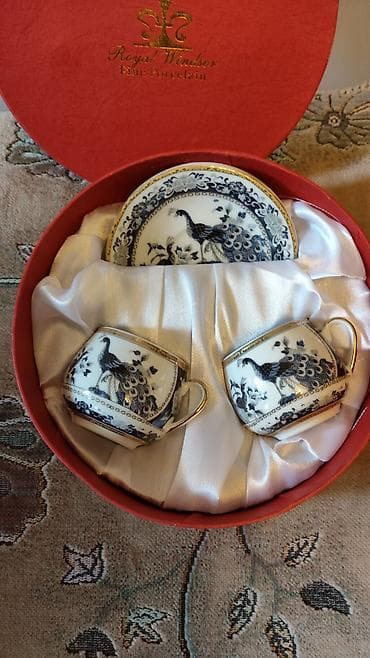 versace servis: Çay dəsti, rəng - Ağ, Farfor — 1