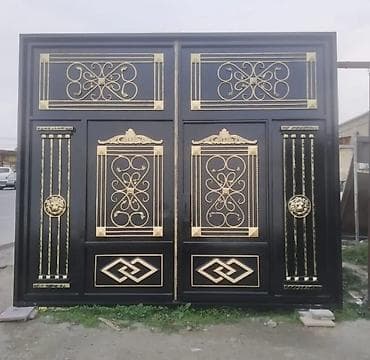 sehf qapi: Metal darvaza və qapı istehsalı - Material: qalın profil və polad — 6