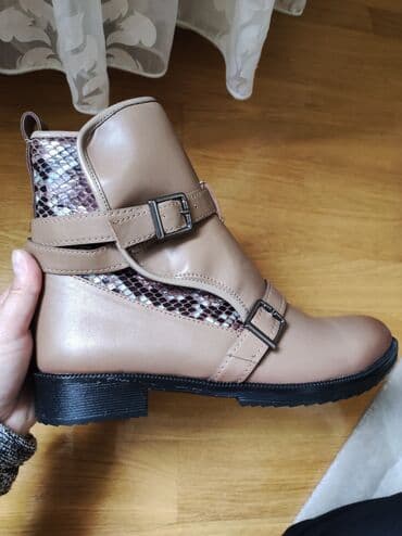 rezin botlar: Ölçü: 39, rəng - Qəhvəyi, Yeni — 2