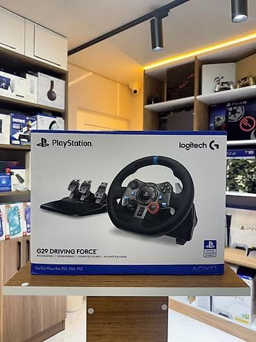 🏎️ Logitech G29 Driving Force Oyunlarda özünüzü əsl sükan arxasında