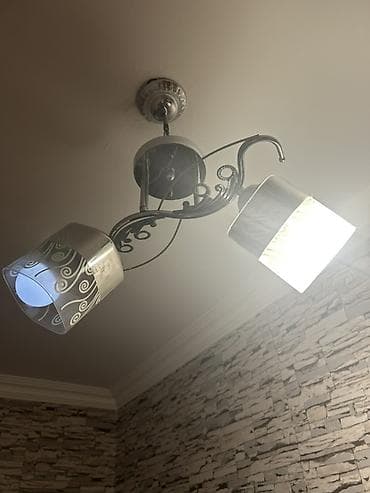 listur satisi: Çılçıraq, 2 lampa, Metal — 1