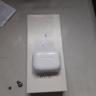 4 lü çanta: Pro 6 simsiz qulaqlıq Xüsusiyyətlər: - Tam simsiz TWS dizaynı, qutuda — 1