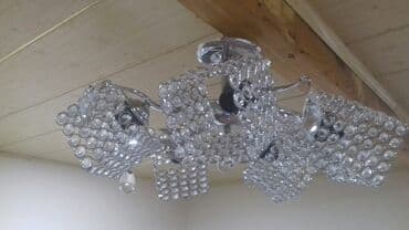 Çılçıraq, 4 lampa, Metal