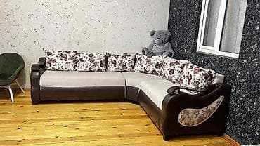 Divanlar: Künc divan, İşlənmiş, Açılmayan, Bazasız, Parça — 1