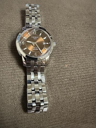 İşlənmiş, Qol saatı, Tissot, rəng - Qəhvəyi — 1