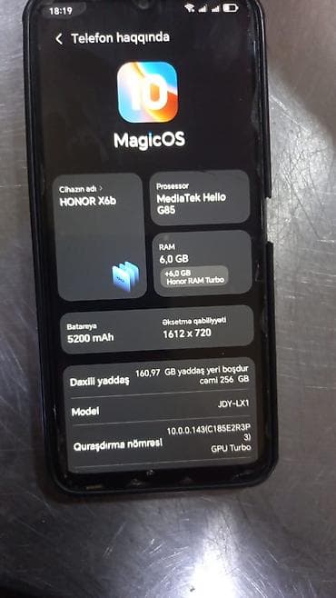 pubg 120 fps veren ucuz telefonlar: Honor X6b, 256 GB, rəng - Qara, İki sim kartlı — 3