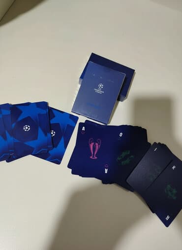 Maskalar, eynəklər: Tam Orginal "Champions League Playing Cards"Kartları SATILIR.YALNIZ — 1