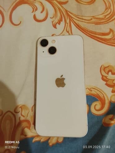 iphone mingəçevir: IPhone 13, 128 GB, Ağ, Face ID — 1
