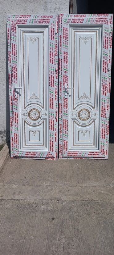 qapı setkaları: Yeni Plastik qapı 80x200 sm Zamok və çərçivə ilə, Zəmanətli, Pulsuz quraşdırma, Pulsuz çatdırılma, Rayonlara çatdırılma — 30