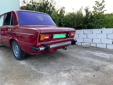chevrolet arxa stop: VAZ 2106 sedan – qırmızı/maroon rəngdə klassik model - Kuzov: 4 — 8