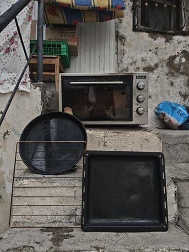 qaz sobasi satilir: Духовка Yidpu, Электрическая, цвет - Серебристый, Отдельностоящая — 3