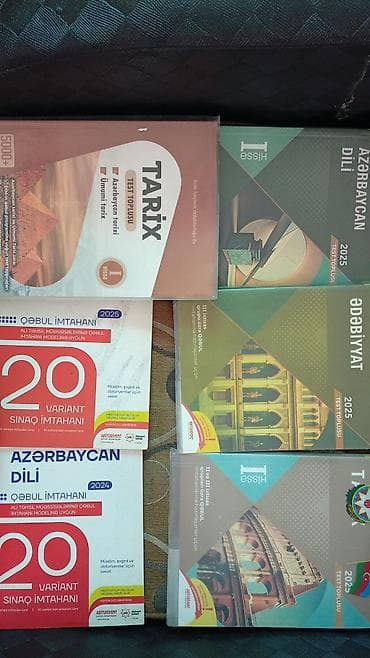 İdman və hobbi: Məhsul: DİM “Abituriyent” seriyası üzrə test topluları və sınaq — 2