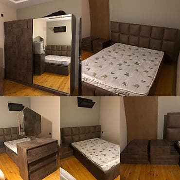 2 el mebel: İkinəfərlik çarpayı, Termo, Tumba, Dolab, İşlənmiş — 1