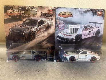 stacktrack oyuncaq dəsti: Hot Moka die-cast maşın kolleksiyası – 4 ədəd - Brend: Hot Moka (10th — 2