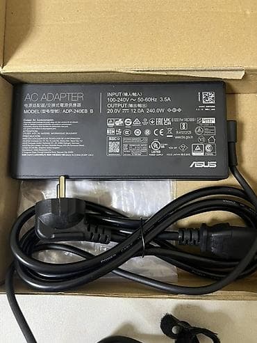 ASUS AC Adapter – Model: ADP-240EB B Texniki xüsusiyyətlər: - Giriş