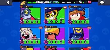 ps3 kirayə: Brawl Stars oyun hesabı - Kupa: 1065 - Brawl Pass səviyyəsi: 15 - — 7