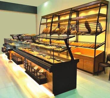 böyük soyuducu: Yüksək keyfiyyətdə şirniyyat vitrinlərinin istənilən ölçü və dizaynda — 1