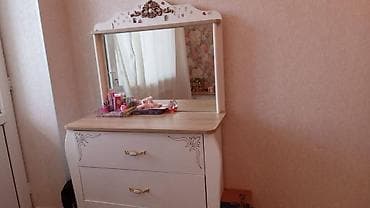 usaq besyi: Qız üçün, İşlənmiş, 2 təknəfərlik çarpayı, Dolab, Termo, 2 tumba — 4