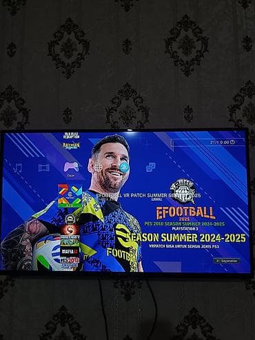 oyun seti: Sony PlayStation 3 Slim oyun konsolu seti - Modell: PS3 Slim (üstündə — 4