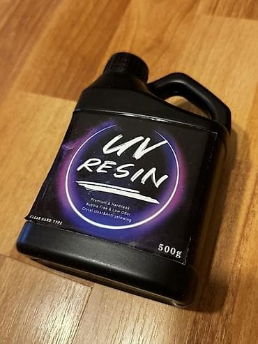 UV Resin – Şəffaf sərt tip, 500 q - UV ilə bərkiyən qatran (UV Resin) — 1