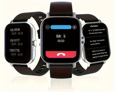 t500 smart watch: Smart saat, Sensor ekran, rəng - Qara — 4