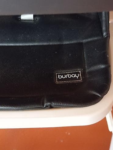 smart saat uşaq ucun: Burbay uşaq yemək stulu - Brend: Burbay - Rənglər: qara oturacaq, boz — 3