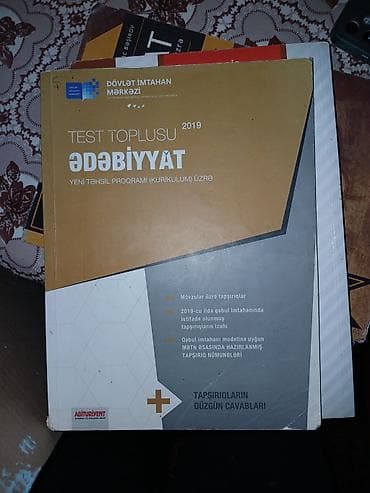 pa3x pro: Məhsul: “Test Toplusu – Ədəbiyyat (Yeni Təhsil Proqramı üzrə), 2019” – — 1