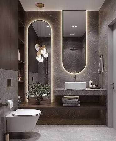 Hamam otağı üçün müasir mebel və lavabo həlləri təqdim olunur