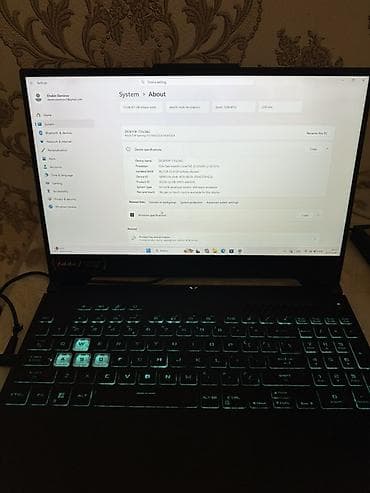 ASUS: İşlənmiş ASUS TUF Gaming, 15.6 ", Intel Core i5, 512 GB — 4