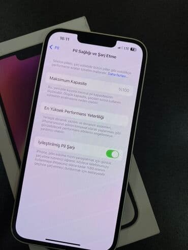 16 pro max qiyməti: IPhone 14, 128 GB, Ağ, Face ID — 3