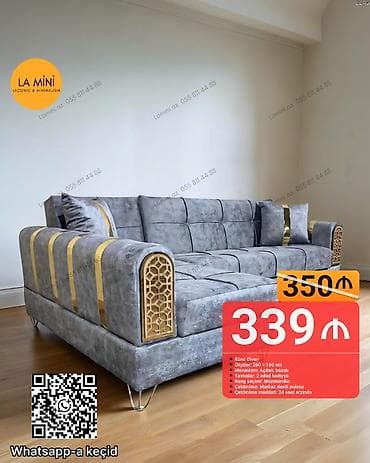 Künc divan, Açılan, Bazalı, Parça, Şəhərdaxili pulsuz çatdırılma